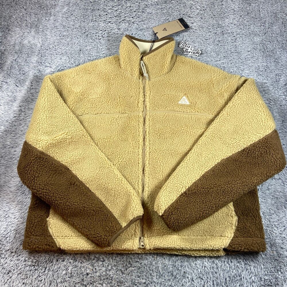 Nike ACG Canwell Glacier Therma-FIT ADV Jacket Size Large Women Beige HV4705-297